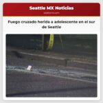 Fuego cruzado deja herido a adolescente en el sur de Seattle