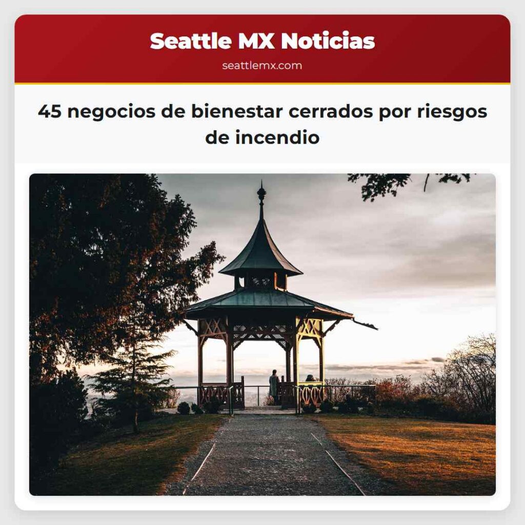 45 negocios de bienestar cerrados por riesgos de