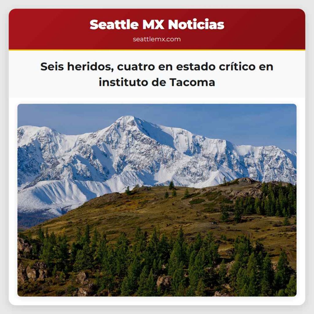 Seis heridos, cuatro en estado crítico en