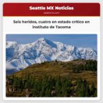 Seis heridos cuatro en estado crítico en instituto de Tacoma