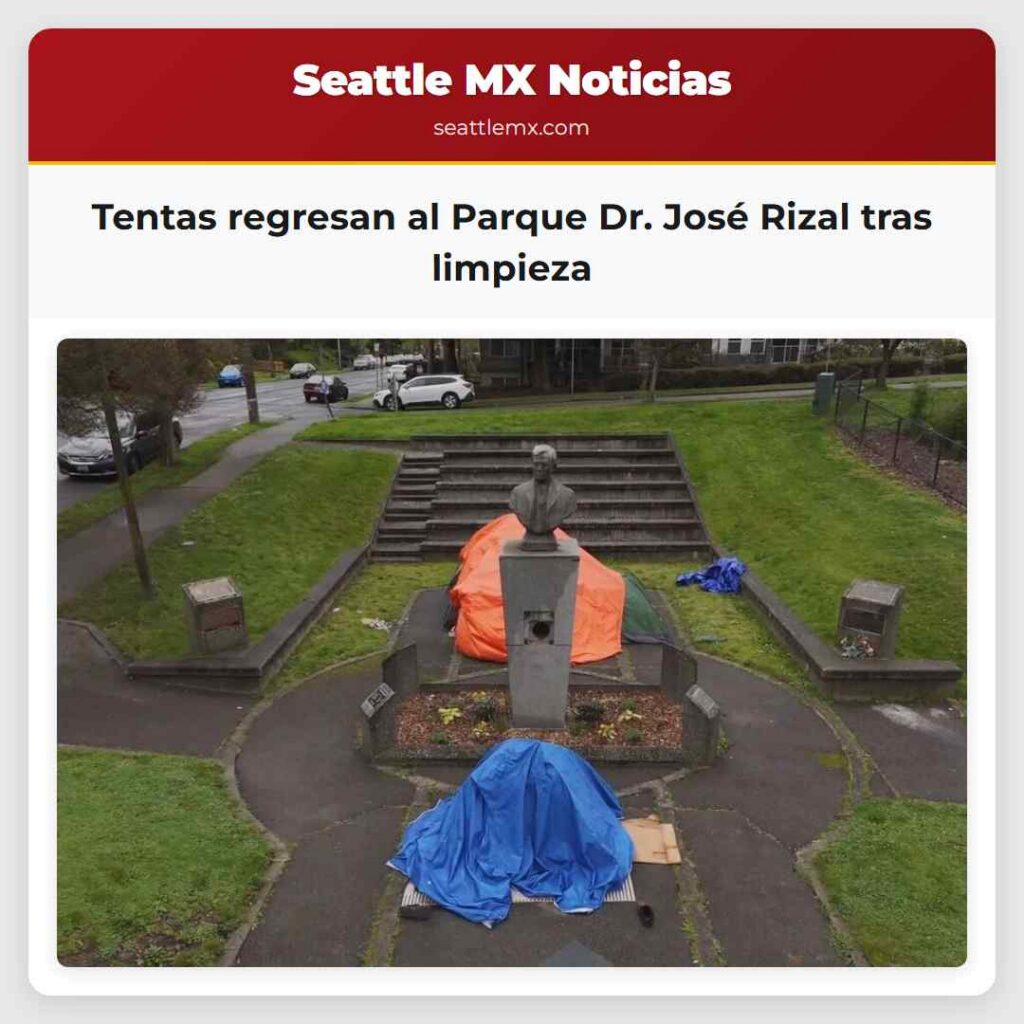 Tentas regresan al Parque Dr. José Rizal tras