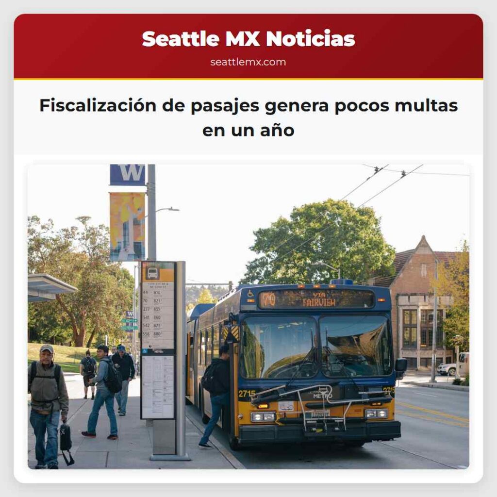 Fiscalización de pasajes genera pocos multas en