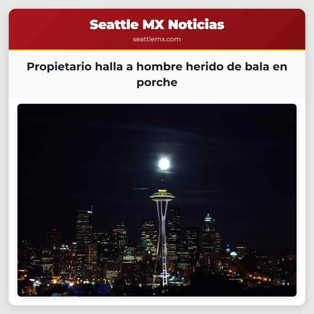 Propietario halla a hombre herido de bala en