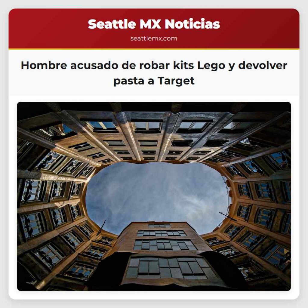 Hombre acusado de robar kits Lego y devolver