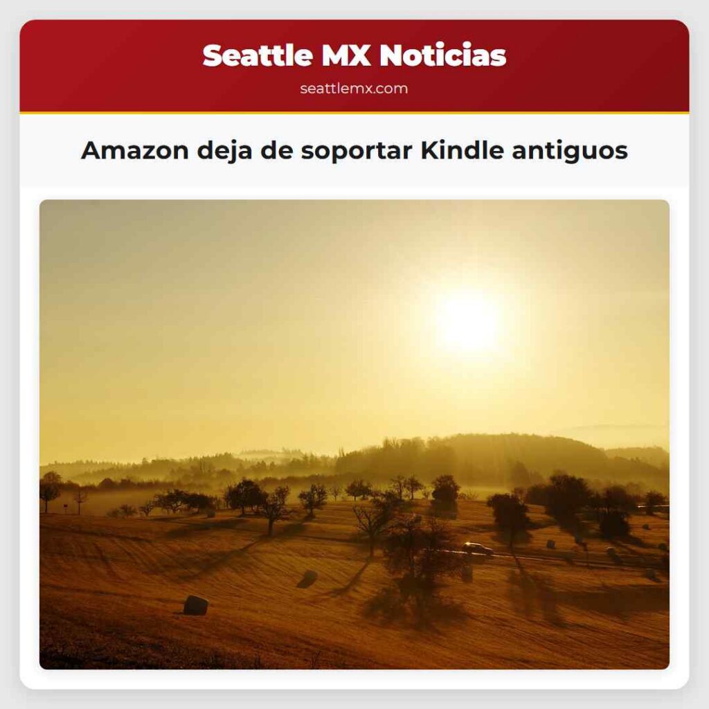 Amazon deja de soportar Kindle antiguos