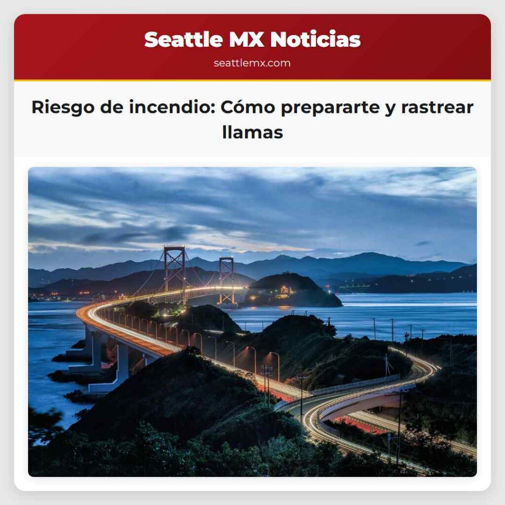 Riesgo de incendio: Cómo prepararte y rastrear