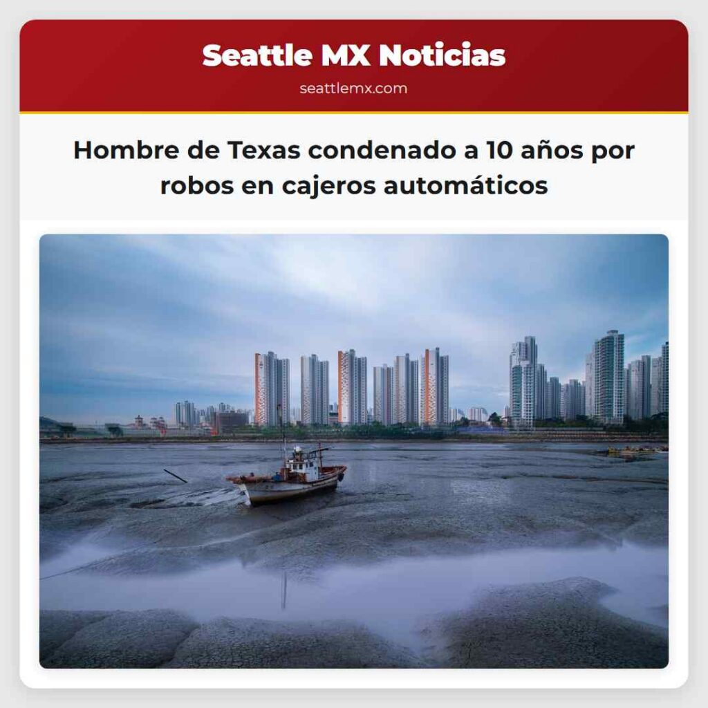 Hombre de Texas condenado a 10 años por robos en