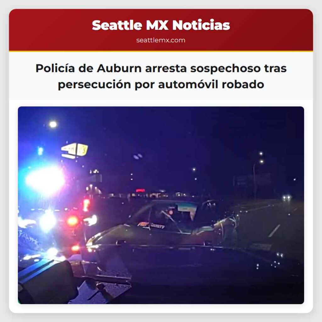 Policía de Auburn arresta sospechoso tras