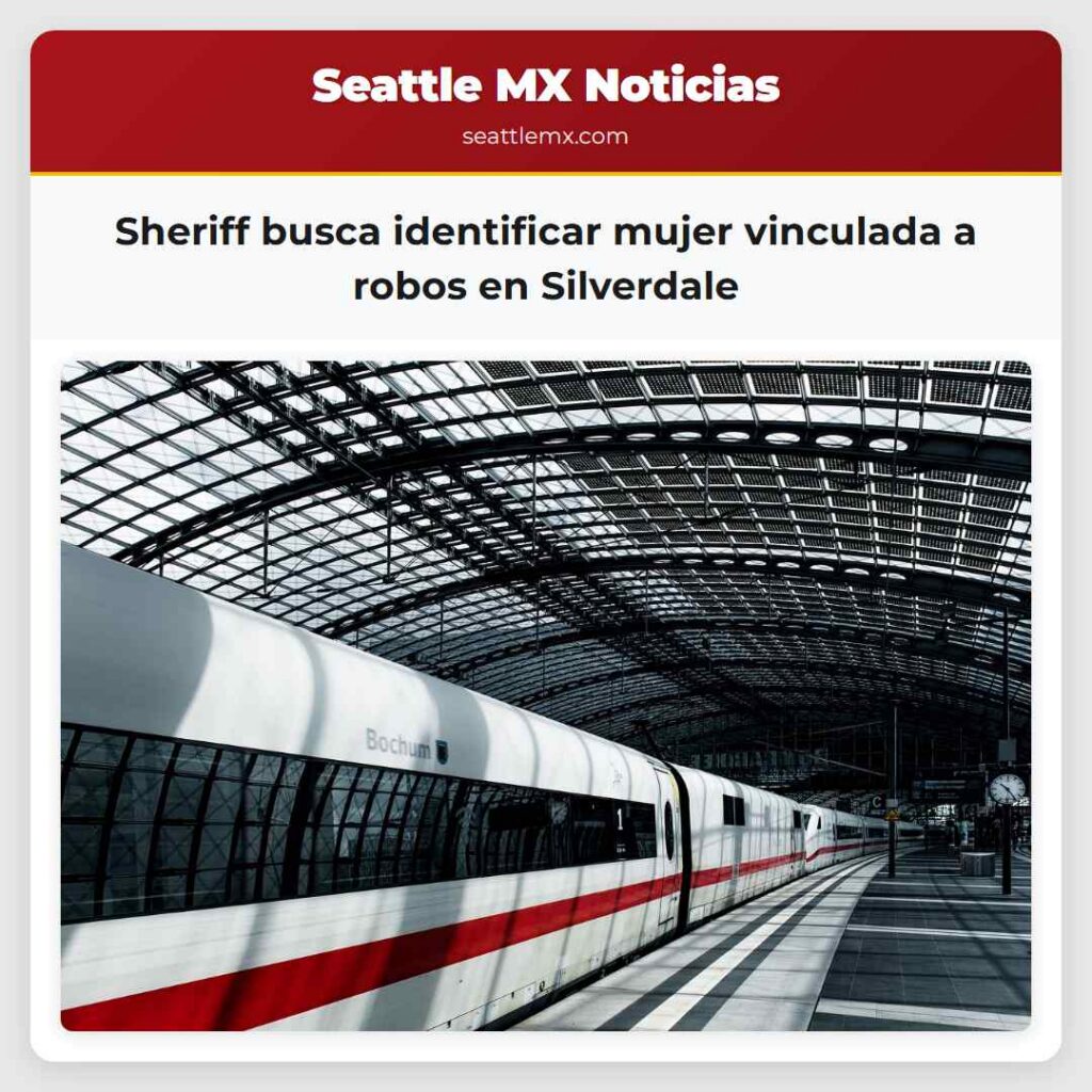 Sheriff busca identificar mujer vinculada a robos