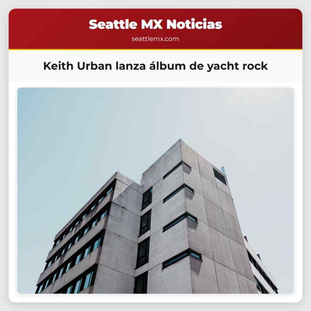 Keith Urban lanza álbum de yacht rock