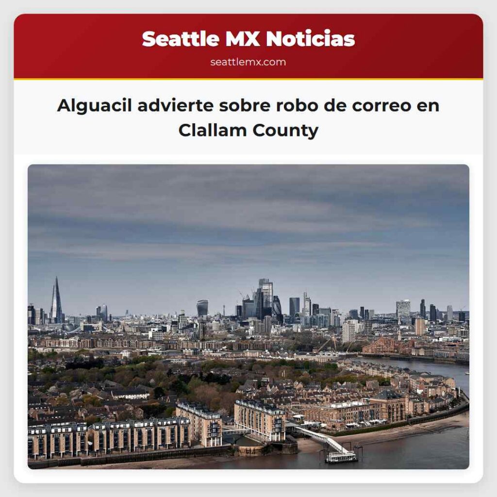 Alguacil advierte sobre robo de correo en Clallam