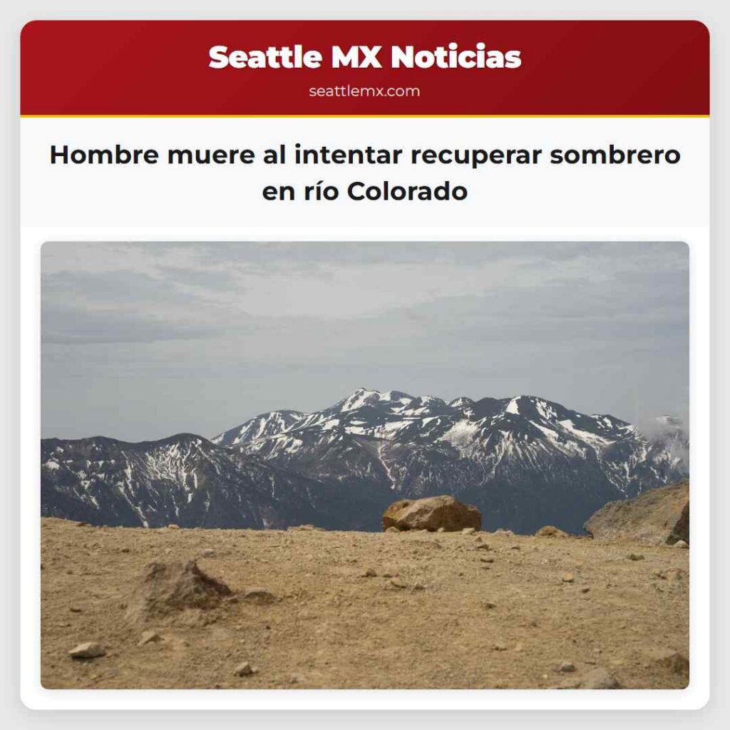 Hombre muere al intentar recuperar sombrero en