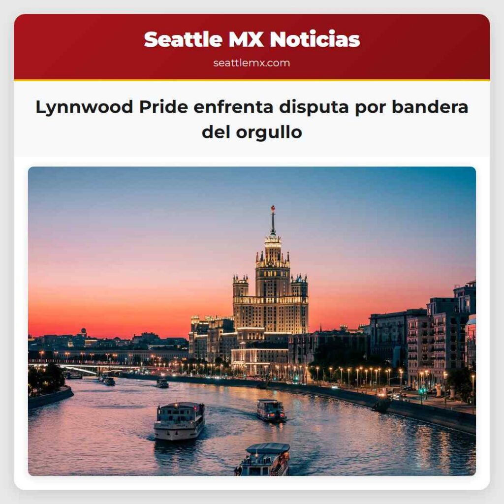 Lynnwood Pride enfrenta disputa por bandera del