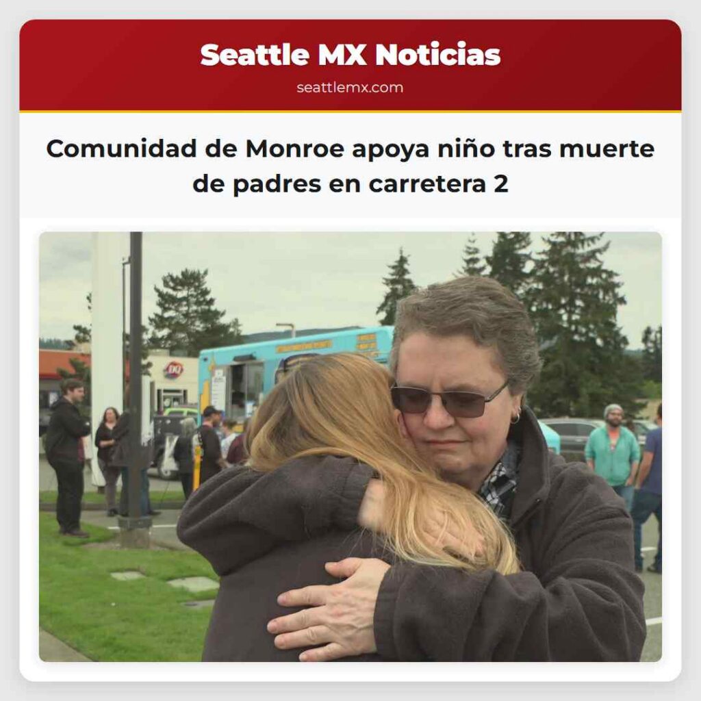 Comunidad de Monroe apoya niño tras muerte de