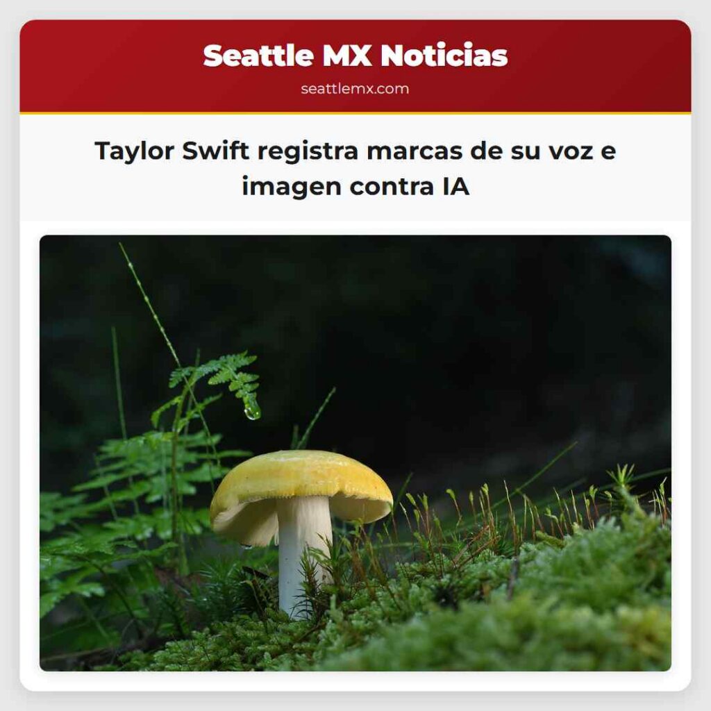 Taylor Swift registra marcas de su voz e imagen