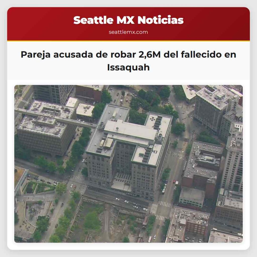 Pareja acusada de robar 2,6M del fallecido en