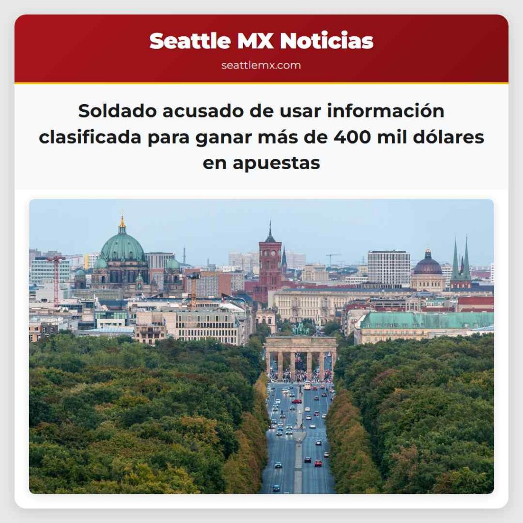 Soldado acusado de usar información clasificada