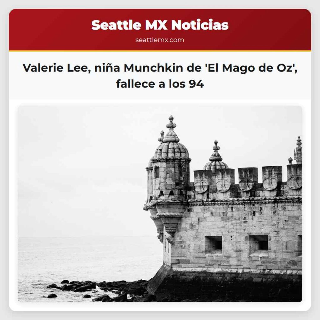 Valerie Lee, niña Munchkin de 'El Mago de Oz',