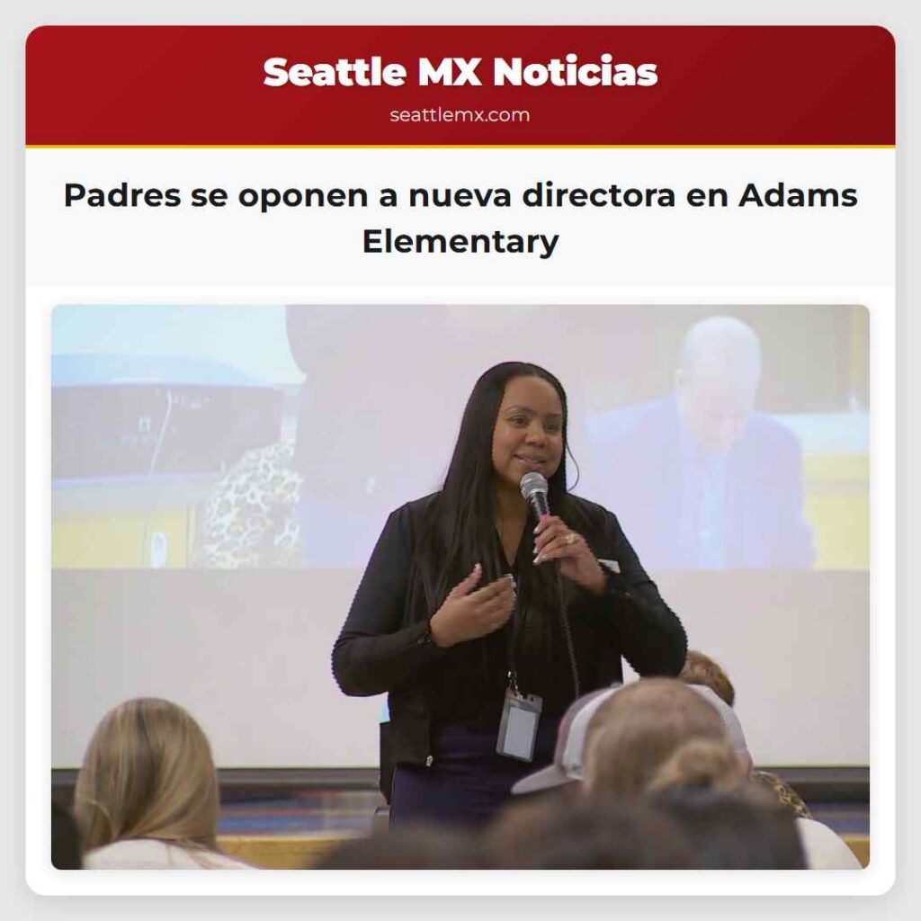 Padres se oponen a nueva directora en Adams