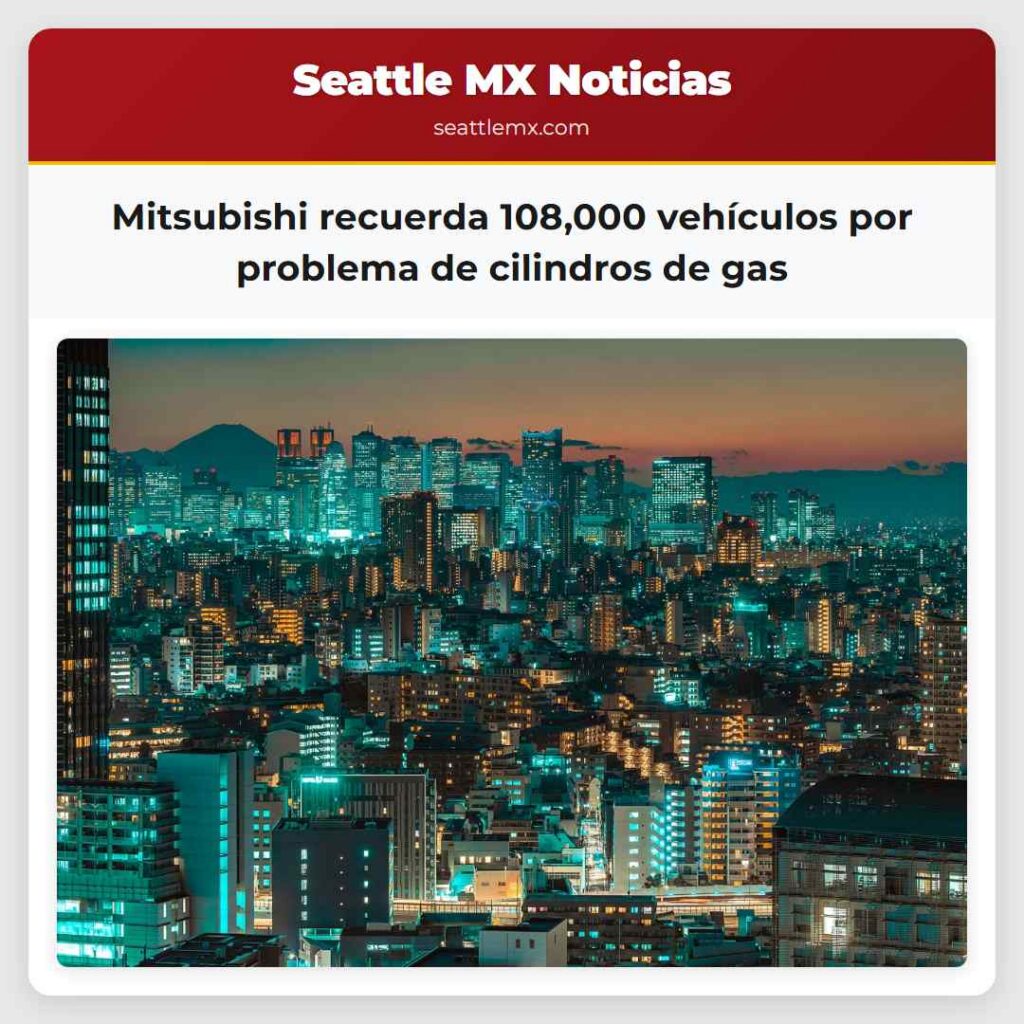 Mitsubishi recuerda 108,000 vehículos por