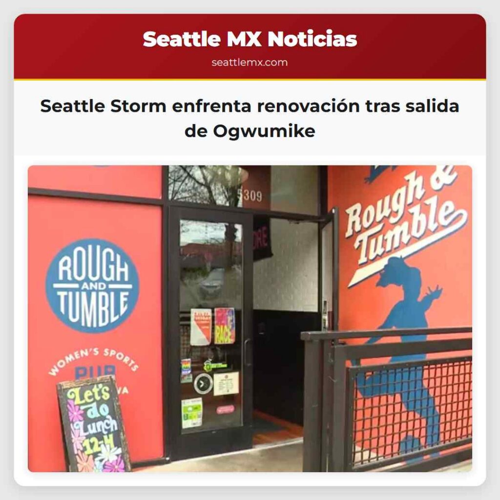 Seattle Storm enfrenta renovación tras salida de