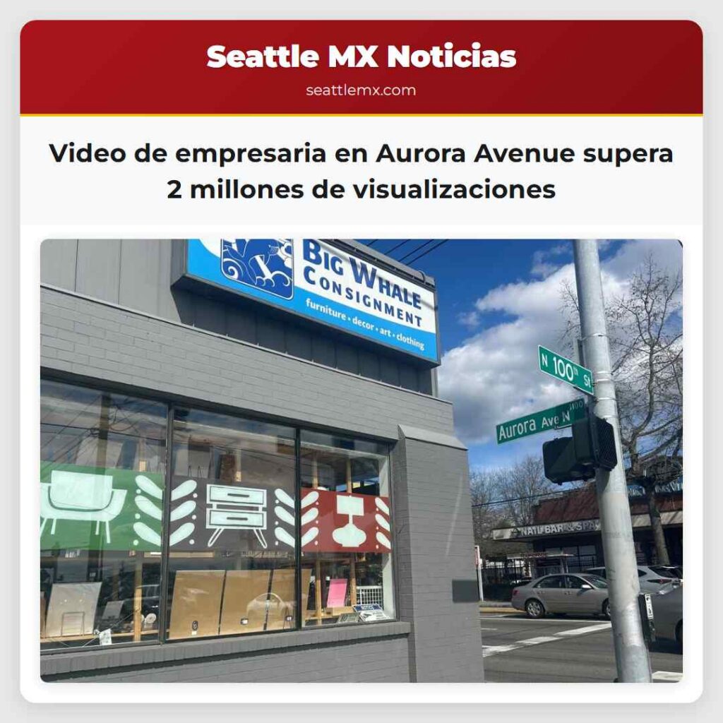 Video de empresaria en Aurora Avenue supera 2