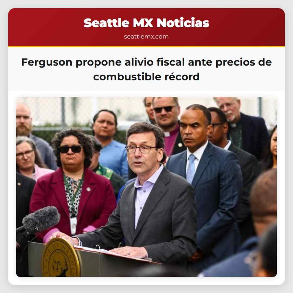 Ferguson propone alivio fiscal ante precios de