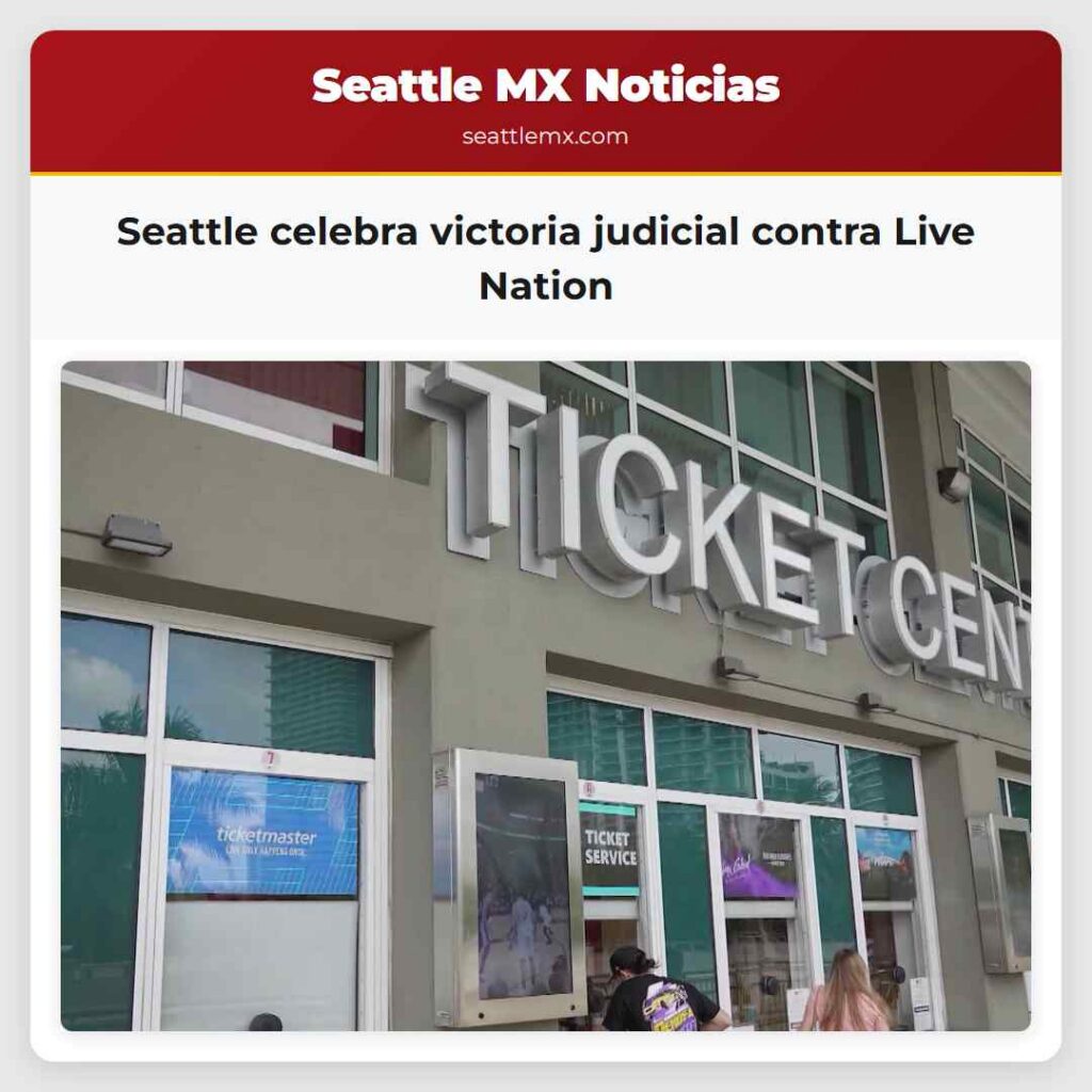 Seattle celebra victoria judicial contra Live