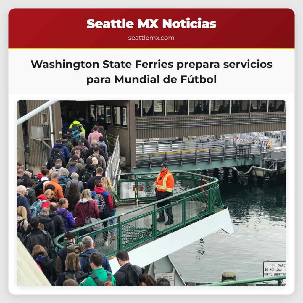Washington State Ferries prepara servicios para