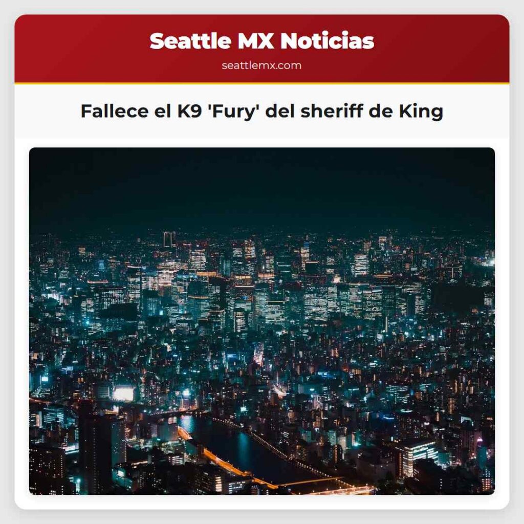 Fallece el K9 'Fury' del sheriff de King