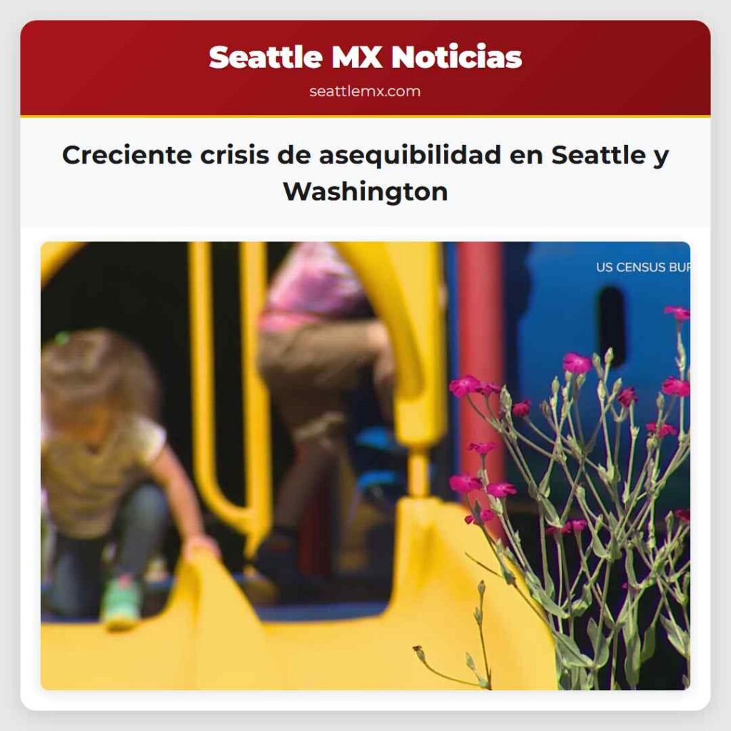 Creciente crisis de asequibilidad en Seattle y