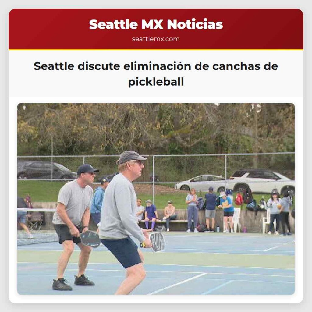 Seattle discute eliminación de canchas de
