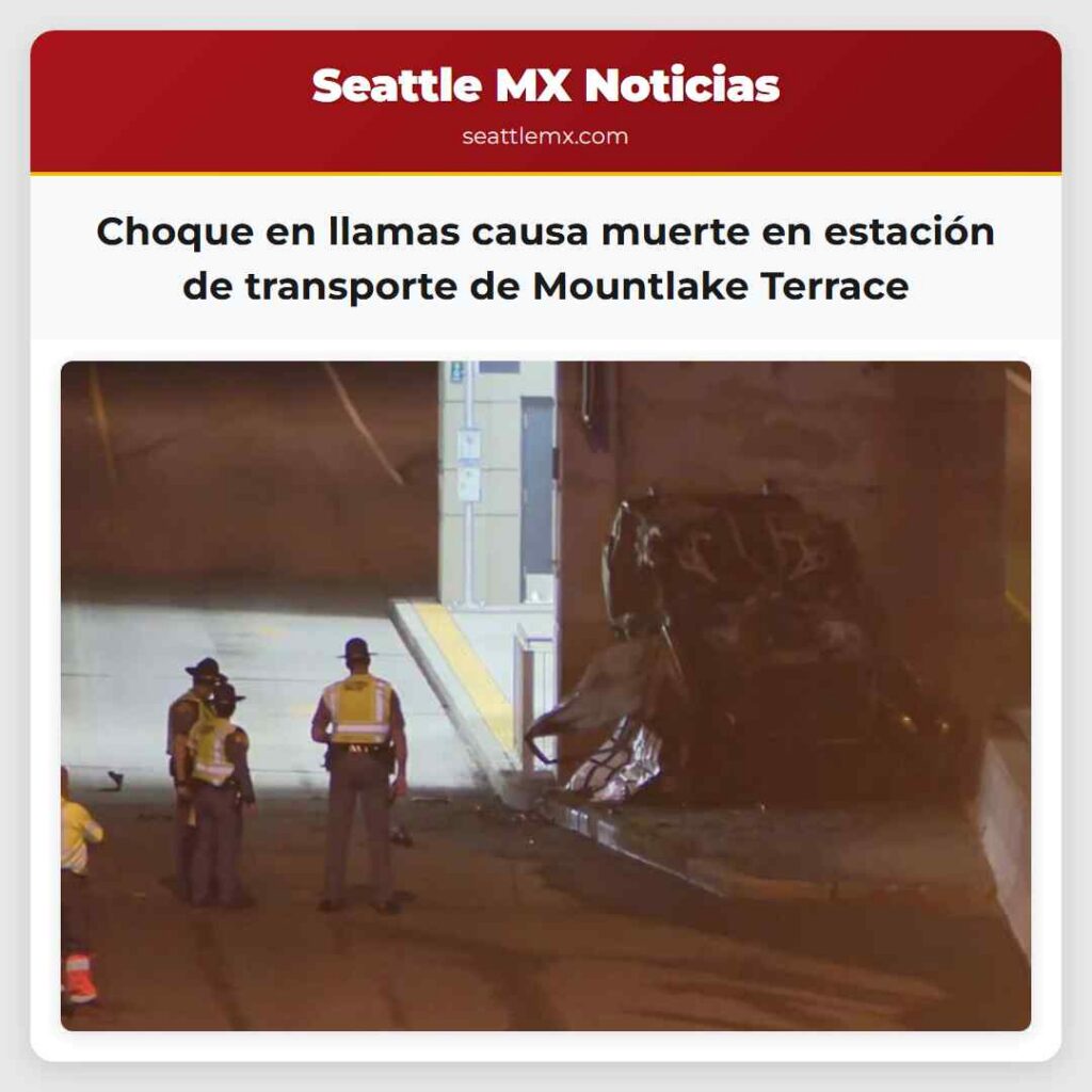 Choque en llamas causa muerte en estación de