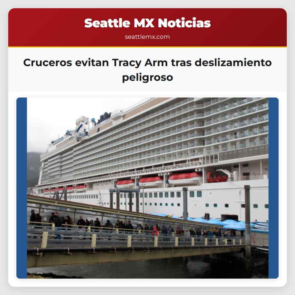 Cruceros evitan Tracy Arm tras deslizamiento