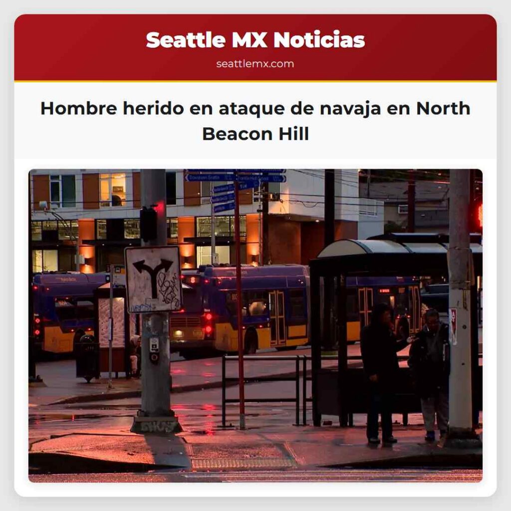 Hombre herido en ataque de navaja en North Beacon