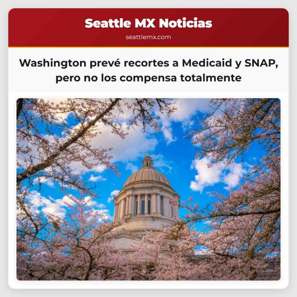 Washington prevé recortes a Medicaid y SNAP, pero