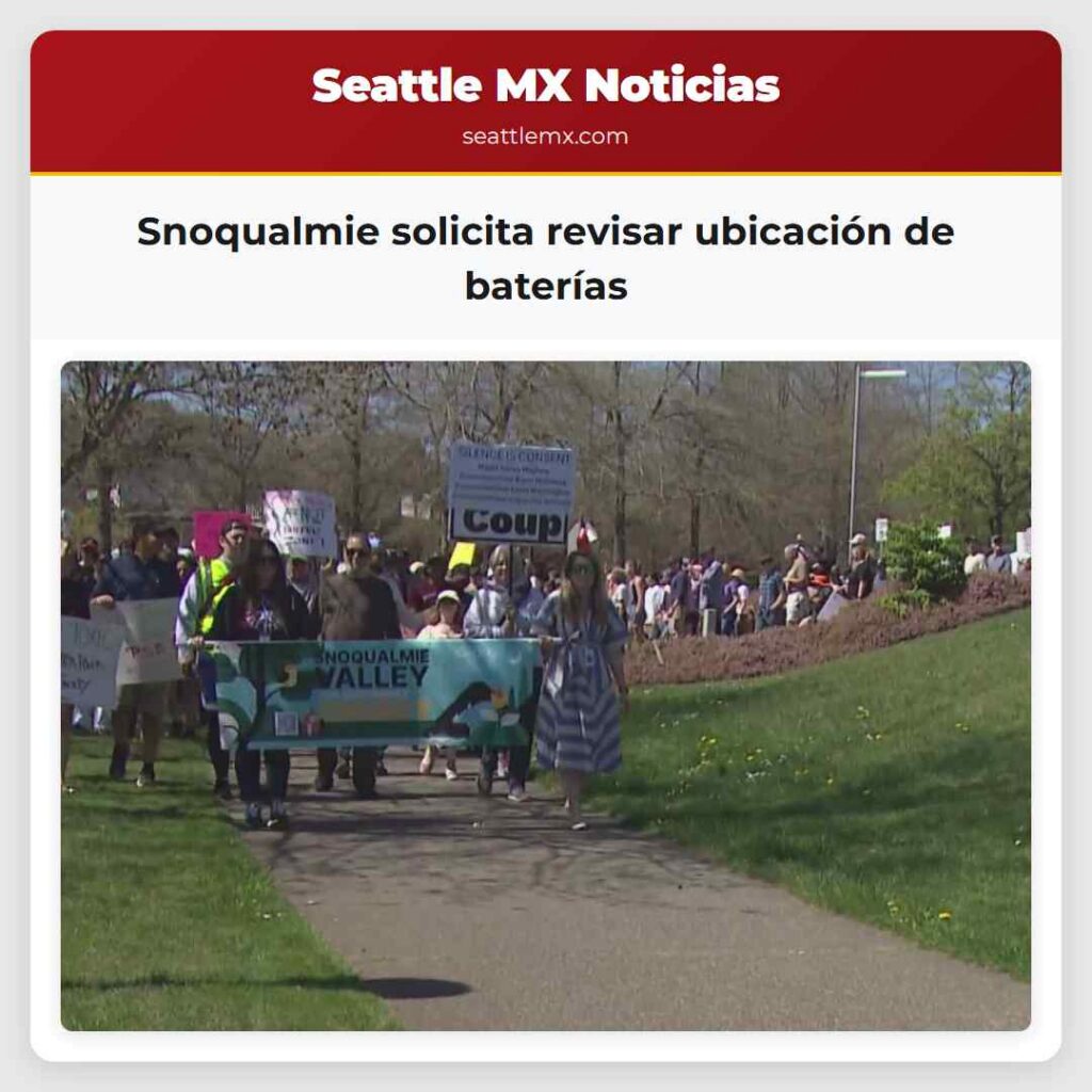 Snoqualmie solicita revisar ubicación de baterías