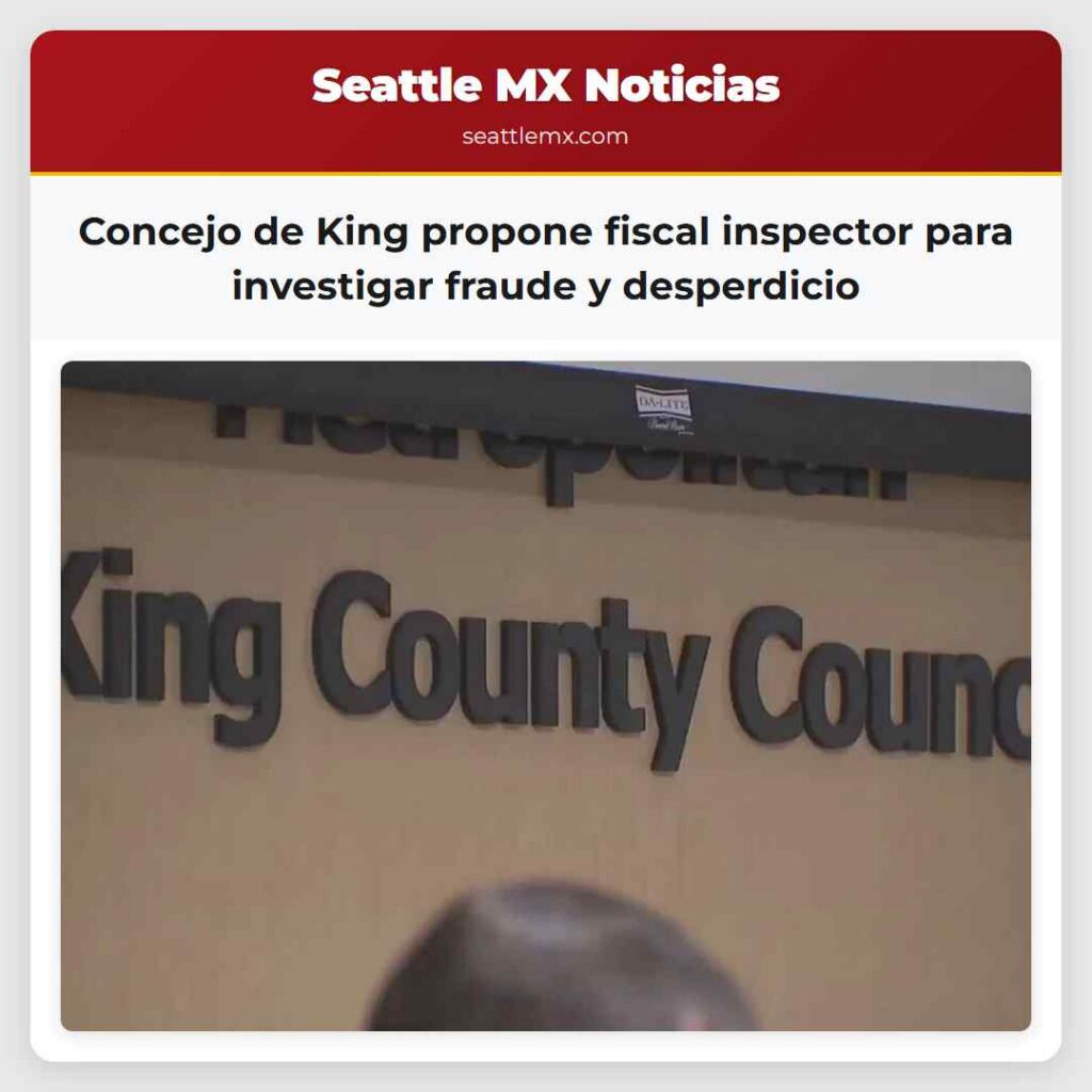 Concejo de King propone fiscal inspector para