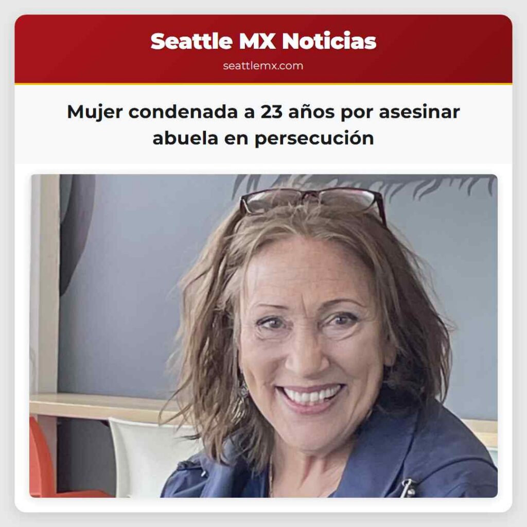 Mujer condenada a 23 años por asesinar abuela en