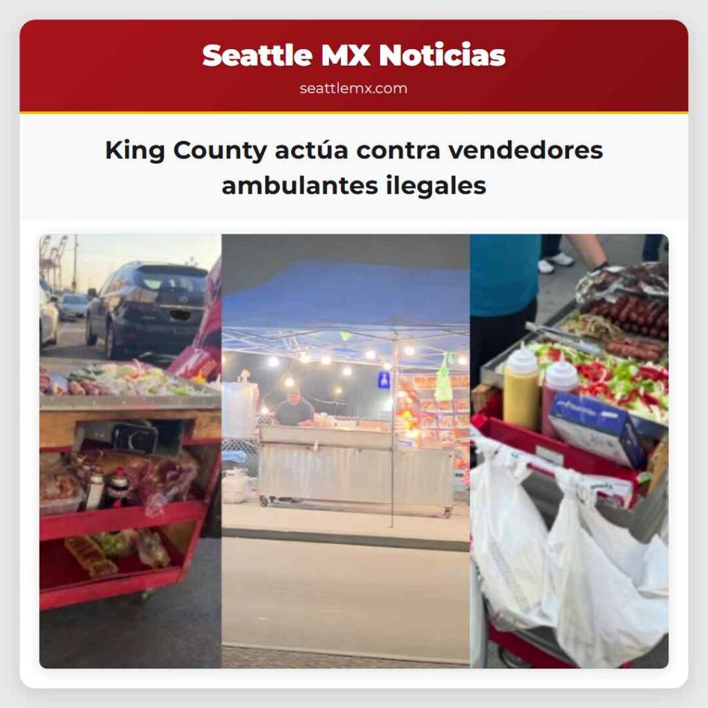 King County actúa contra vendedores ambulantes