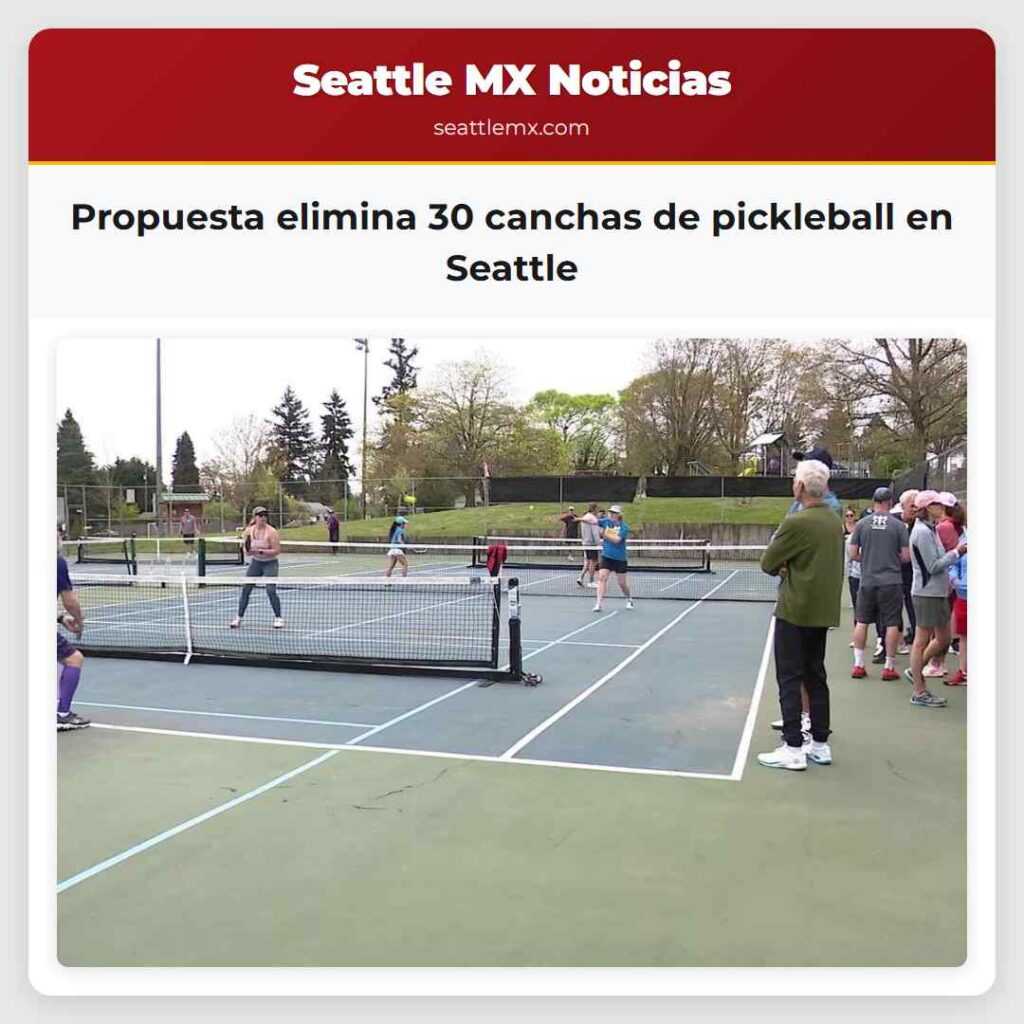 Propuesta elimina 30 canchas de pickleball en