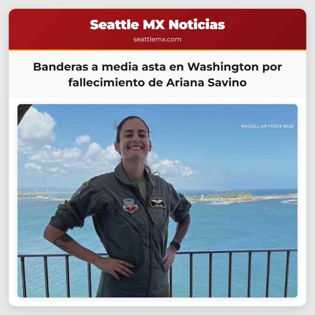 Banderas a media asta en Washington por