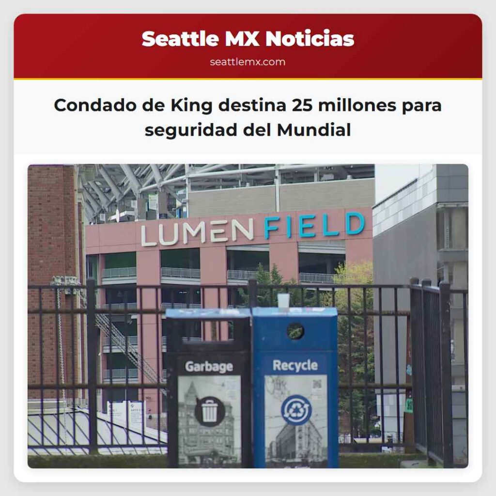 Condado de King destina 25 millones para