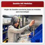 Una mujer de Seattle convierte joyas usadas en metales para tecnología promoviendo la minería urbana