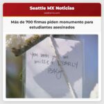 Más de 700 firmas piden un monumento permanente en honor a los estudiantes de Rainier Beach High School asesinados en enero