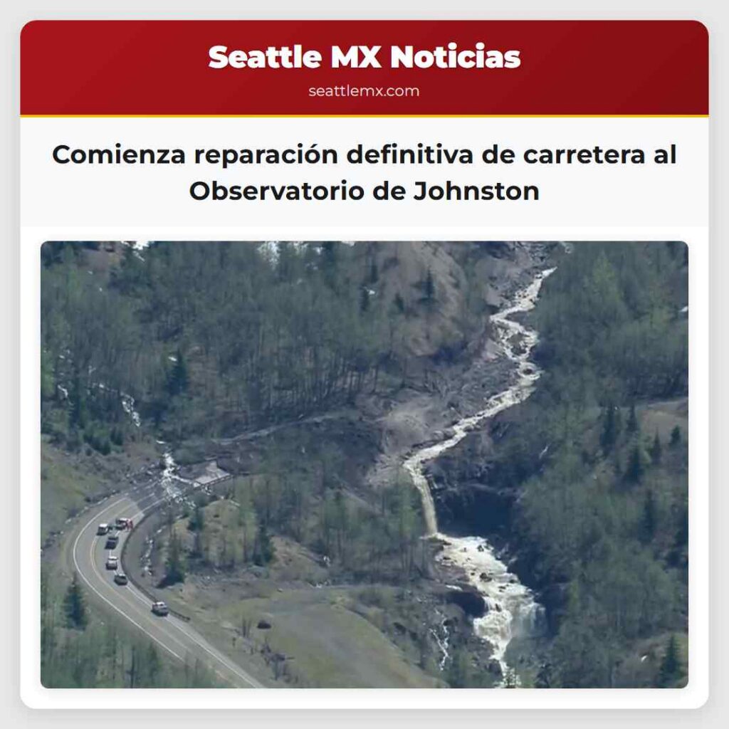 Comienza reparación definitiva de carretera al