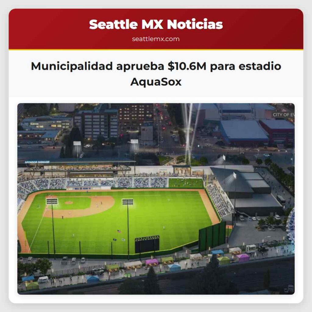 Municipalidad aprueba $10.6M para estadio AquaSox