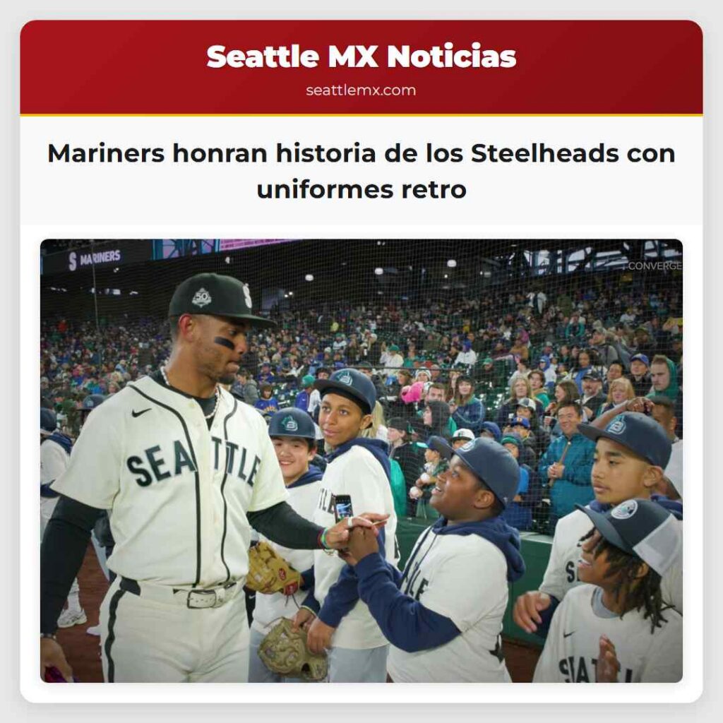 Mariners honran historia de los Steelheads con