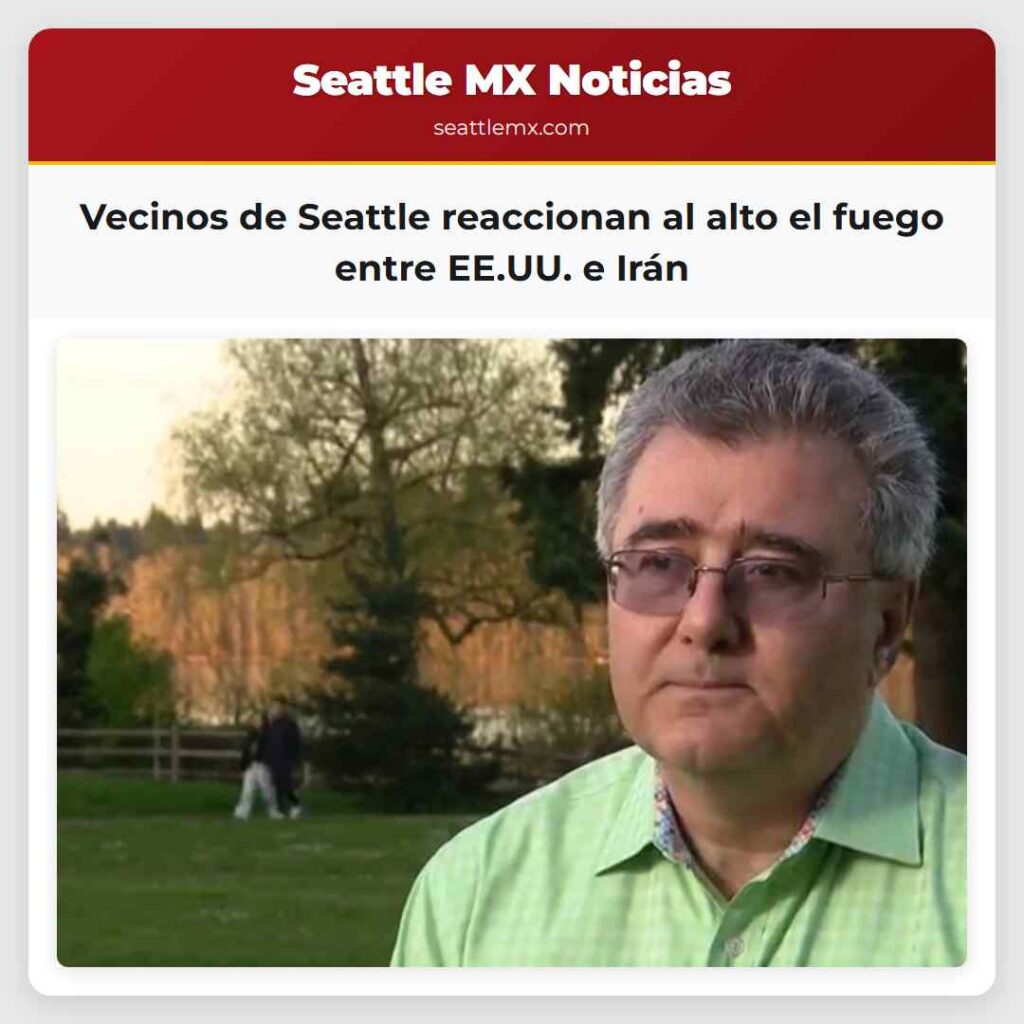 Vecinos de Seattle reaccionan al alto el fuego