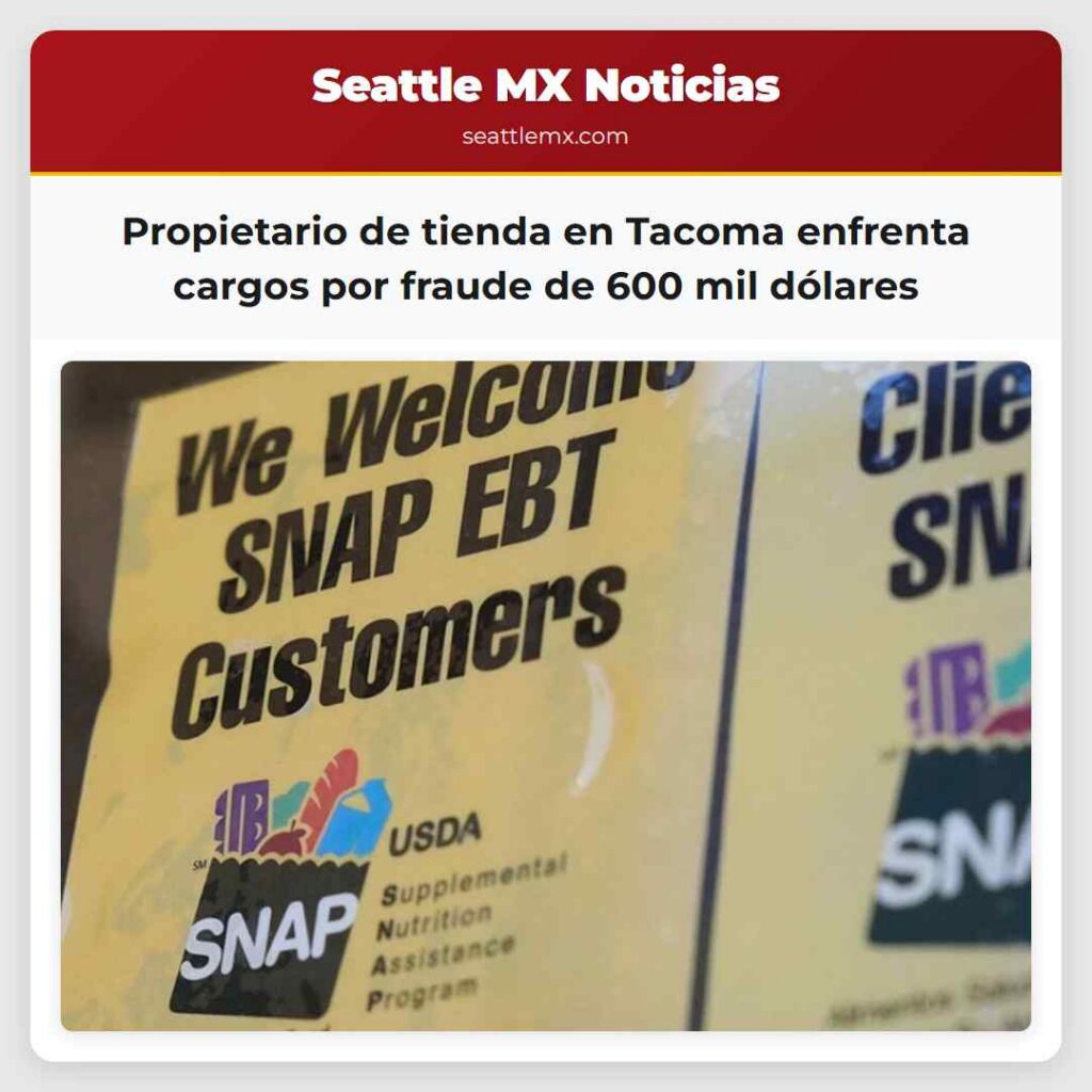 Propietario de tienda en Tacoma enfrenta cargos